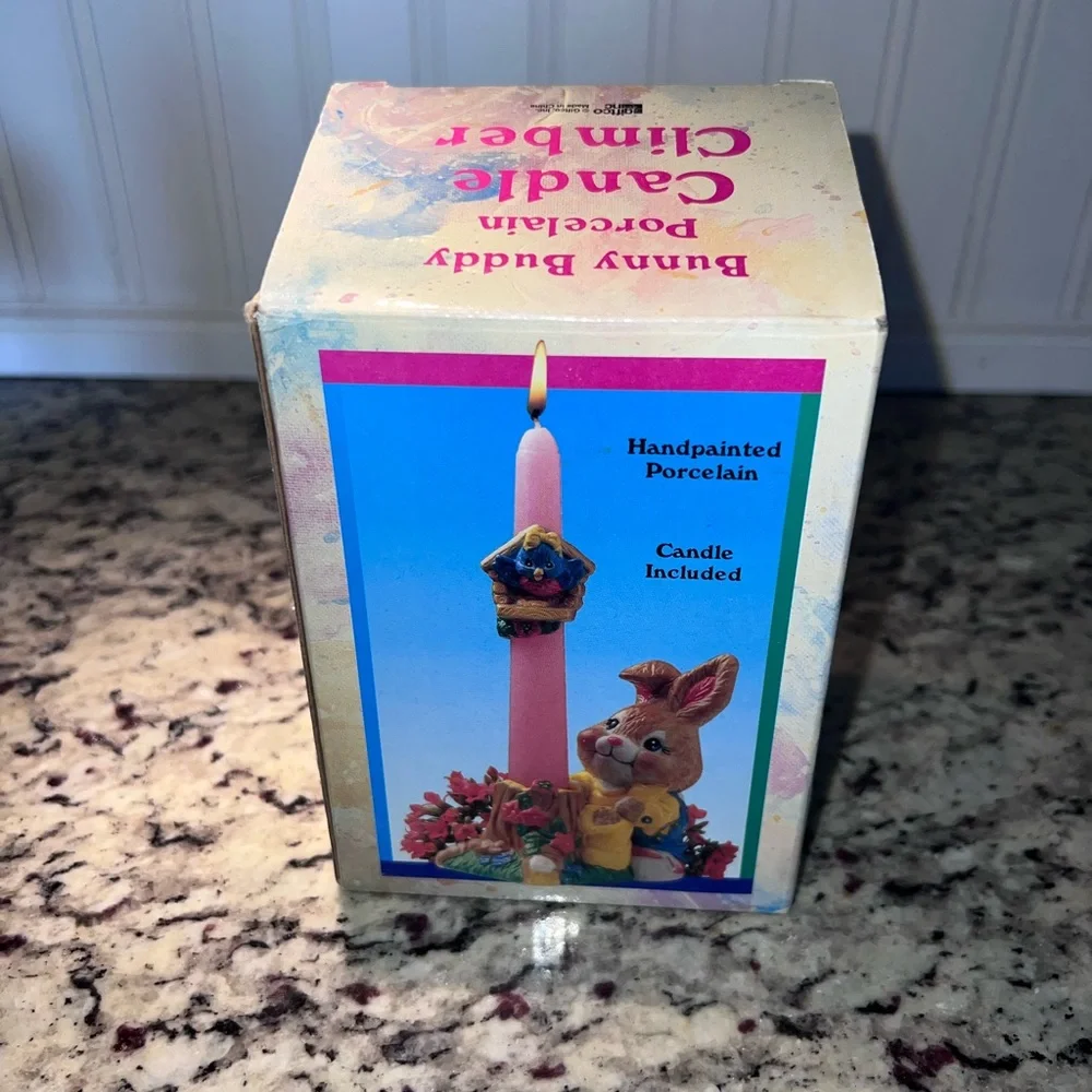 Vintage Bunny Candle Holder